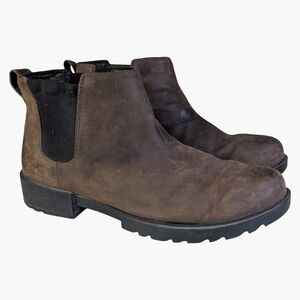 Sorel Emilie II Waterproof Brown Chelsea Boot | Size 8/8.5